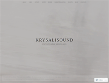 Tablet Screenshot of krysalisound.com